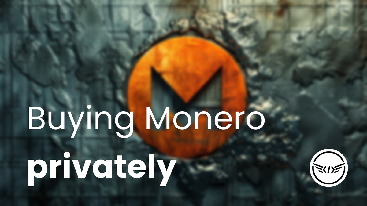 Buying Monero privately
